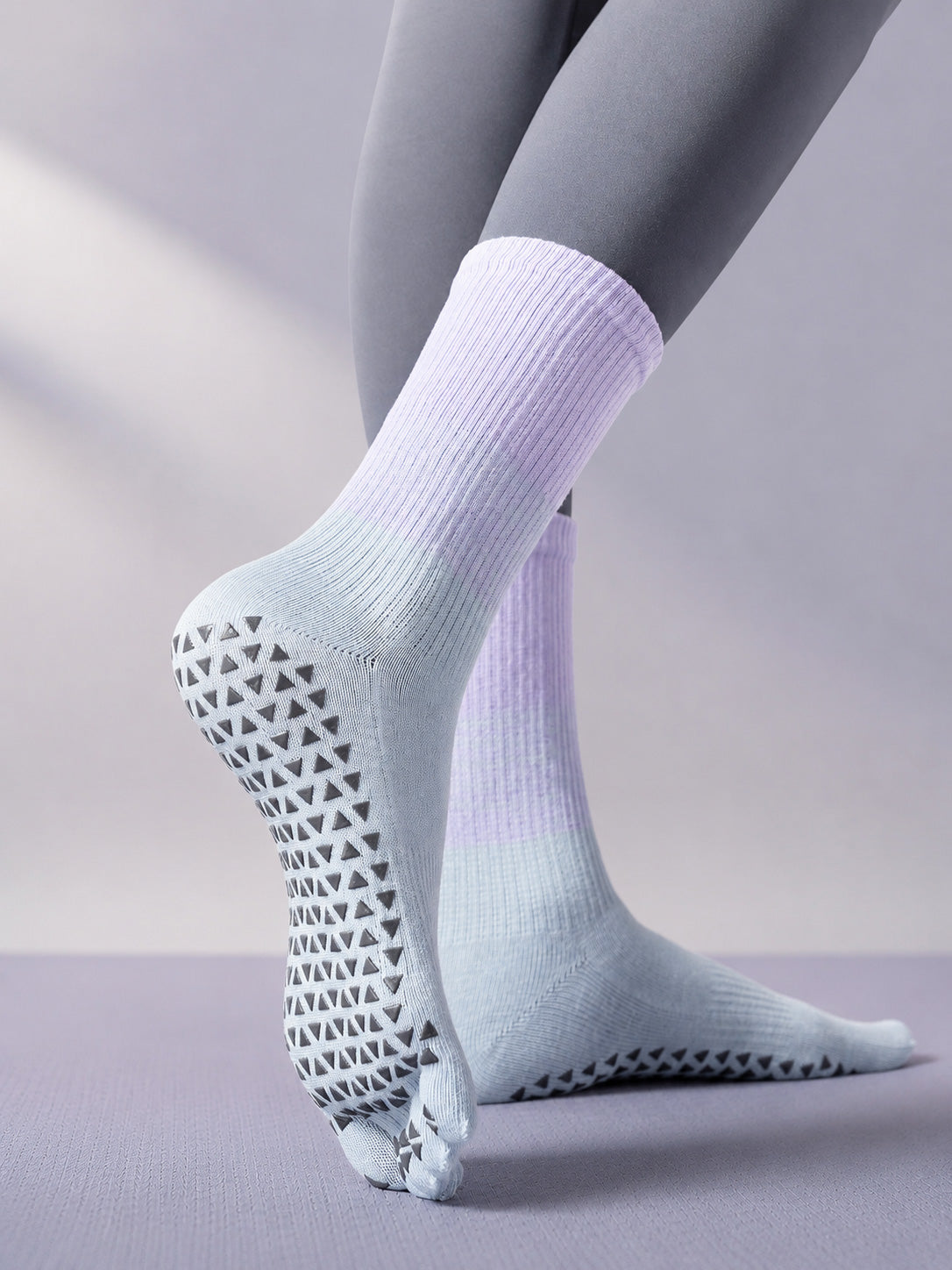 Five-Toe Non-Slip Grip Socks for Yoga & Pilates